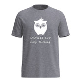 Prodigy Early Learning - Classic Logo Heathered Light Grey Short Sleeve Tee